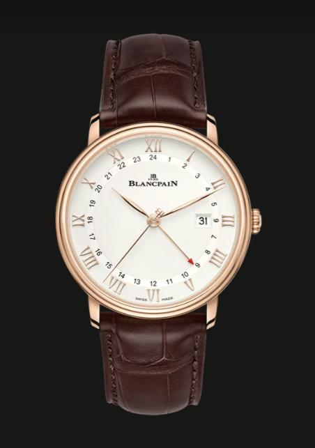 Blancpain Villeret GMT Date Replica Watch 6662 3642 55B